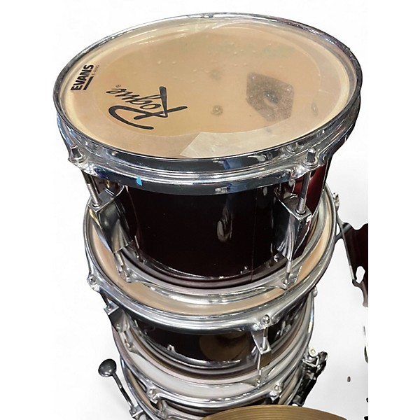 Used Rogue 5 Piece Junior Kicker Wine Red Drum Kit