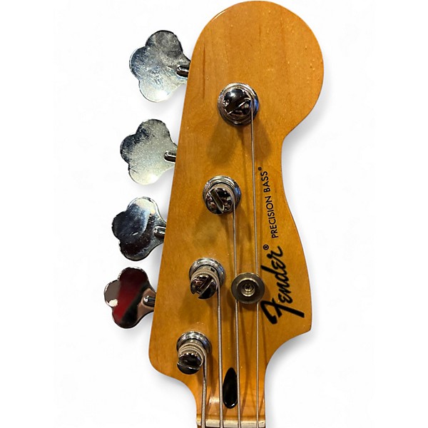 Used 2018 Fender Player Precision Bass Ocean Turquoise Electric Bass Guitar