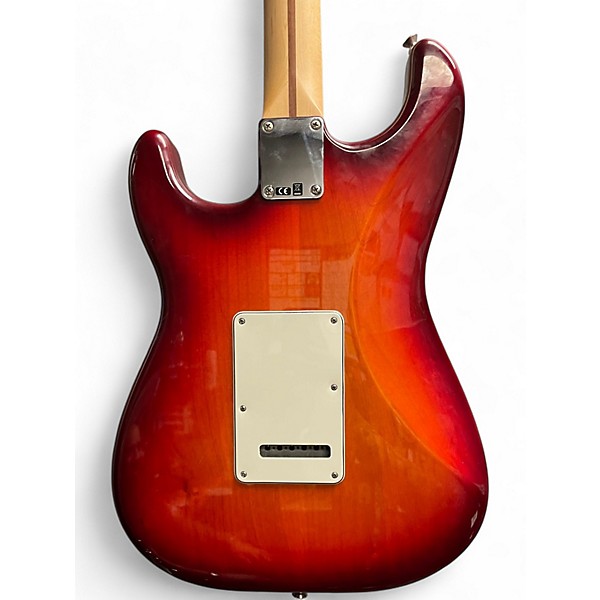 Used Fender Standard Stratocaster Plus Top AGED CHERRY BURST Solid Body Electric Guitar