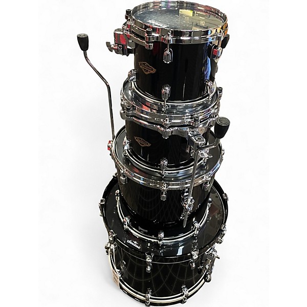 Used TAMA 4 Piece STARCLASSIC WALNUT BIRCH Black Drum Kit