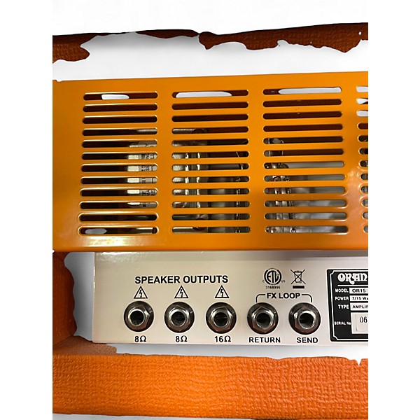 Used Orange Amplifiers OR15H 15W Tube Guitar Amp Head