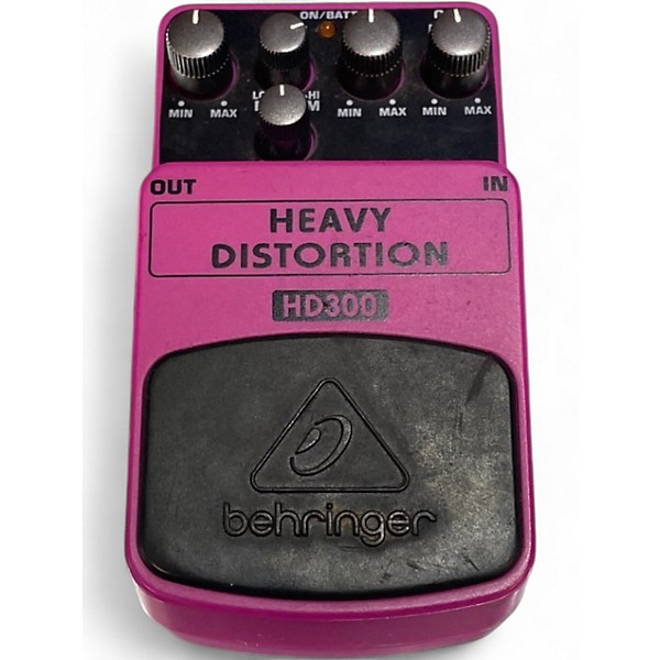 Used Behringer HD300 Heavy Distortion Effect Pedal