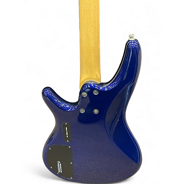 Used Ibanez SR 300 DX Blue Electric Bass Guitar