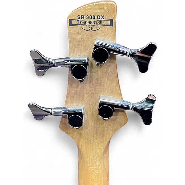 Used Ibanez SR 300 DX Blue Electric Bass Guitar