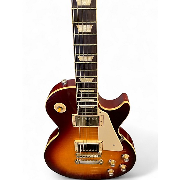 Used Gibson Les Paul Standard 3 Tone Sunburst Solid Body Electric Guitar