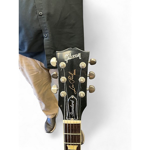 Used Gibson Les Paul Standard 3 Tone Sunburst Solid Body Electric Guitar