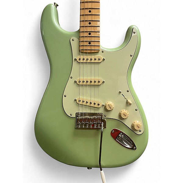 Used Fender Standard Stratocaster Seafoam Green Solid Body Electric Guitar