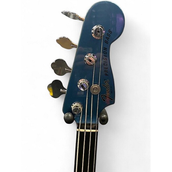 Used Fender Tony Franklin Signature Fretless Precision Bass Lake Placid Blue Electric Bass Guitar