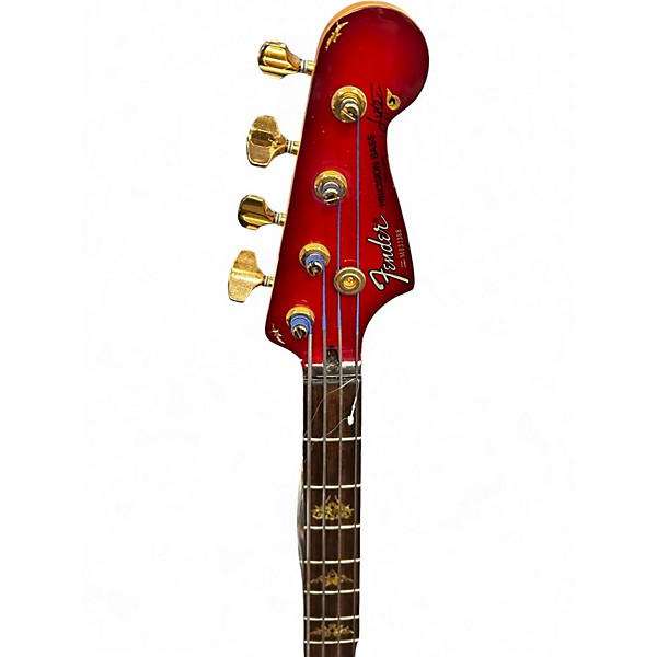 Used Fender PRECISION BASS LYTE RED Electric Bass Guitar