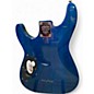 Used Schecter Guitar Research Omen Extreme 6 Ocean Blue Burst Solid Body Electric Guitar