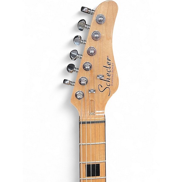 Used Schecter Guitar Research PT Fastback WHITE Solid Body Electric Guitar