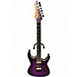 Used Leo Jaymz MONSOON Purple Solid Body Electric Guitar thumbnail