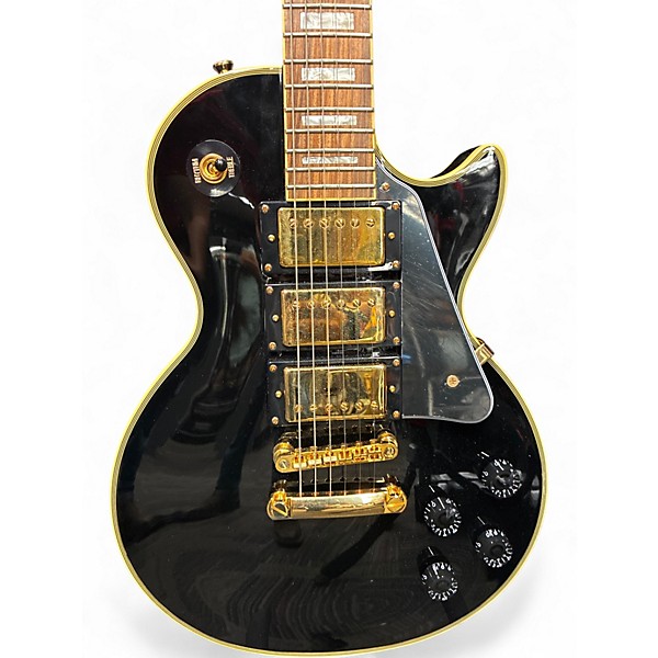 Used Epiphone Les Paul Black Beauty 3 Black Solid Body Electric Guitar