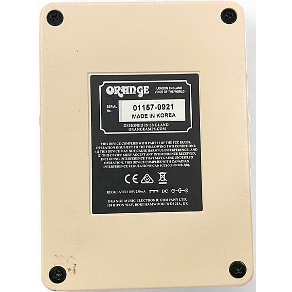 Used Orange Acoustic Preamp Pedal Pedal