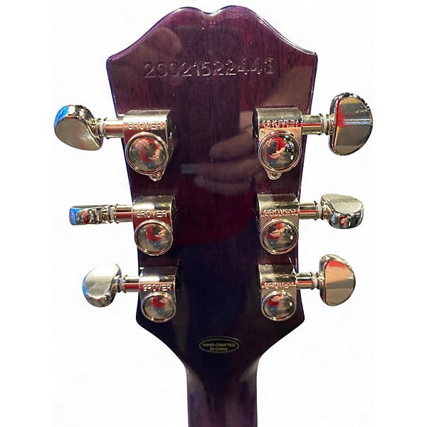 Used Epiphone Les Paul Custom Widow Purple Burst Solid Body Electric Guitar