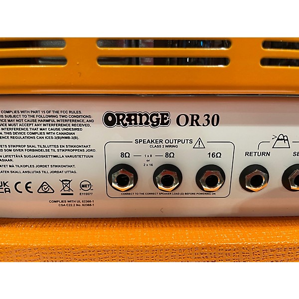 Used Orange Amplifiers OR30 Tube Guitar Amp Head