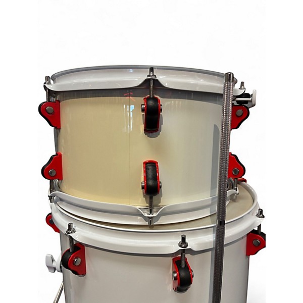 Used ddrum 6 Piece Hybrid White Drum Kit
