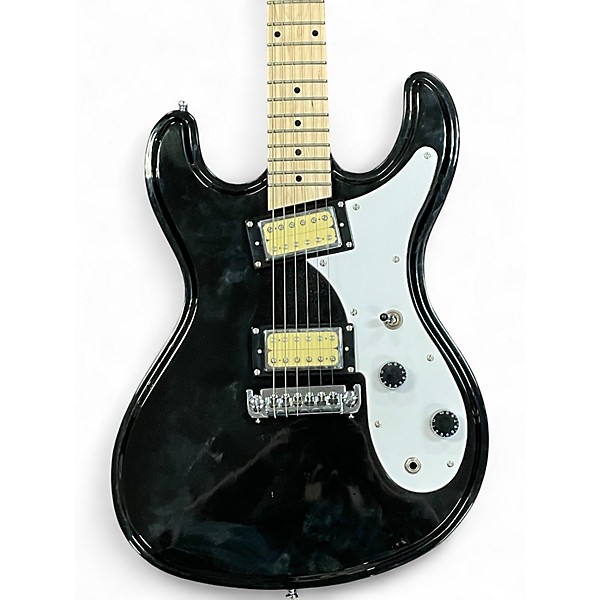 Used Eastwood UNIVOX REISSUE HI FLIER Black Solid Body Electric Guitar