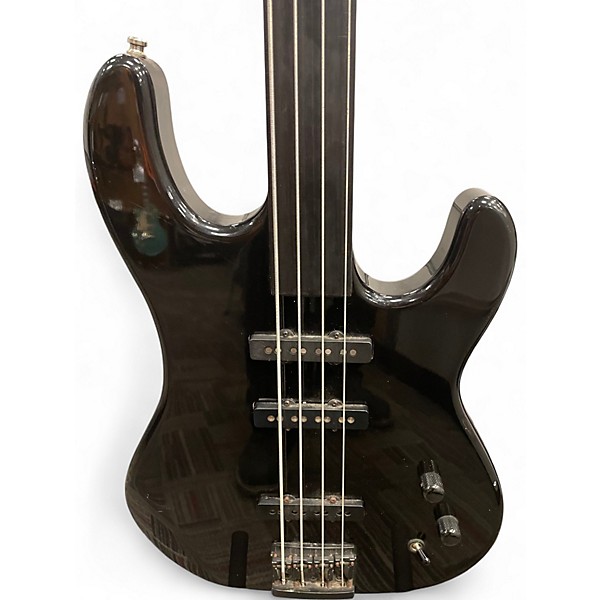 Used Carvin LB-74 Black Electric Bass Guitar