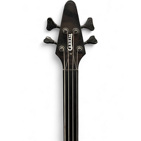 Used Carvin LB-74 Black Electric Bass Guitar