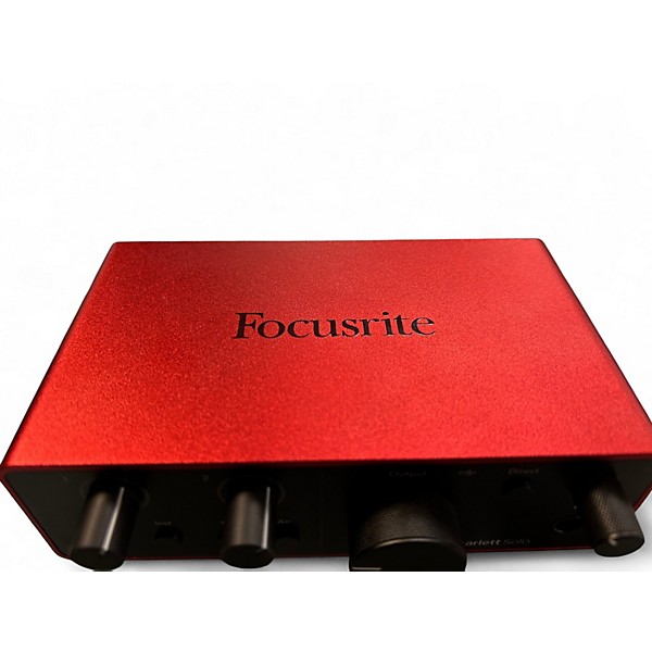 Used Focusrite Scarlett Solo Audio Interface