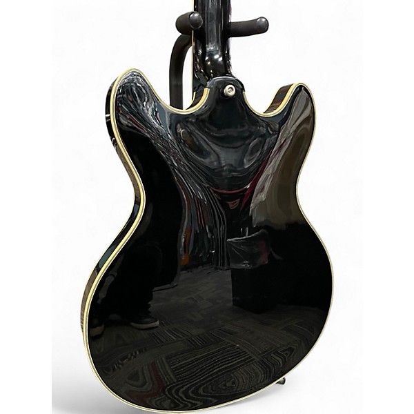 Used D'Angelico Excel DC Tour Black Hollow Body Electric Guitar