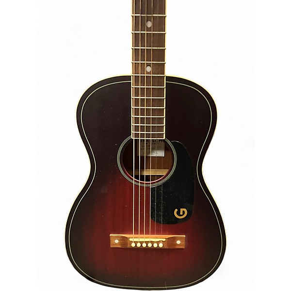 Used Gretsch Guitars Jim Dandy Parlor Deep Cherry Burst Acoustic Guitar