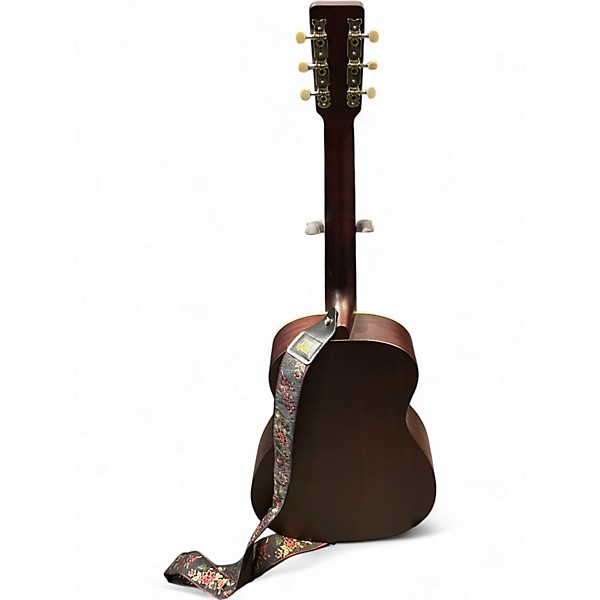 Used Gretsch Guitars Jim Dandy Parlor Deep Cherry Burst Acoustic Guitar