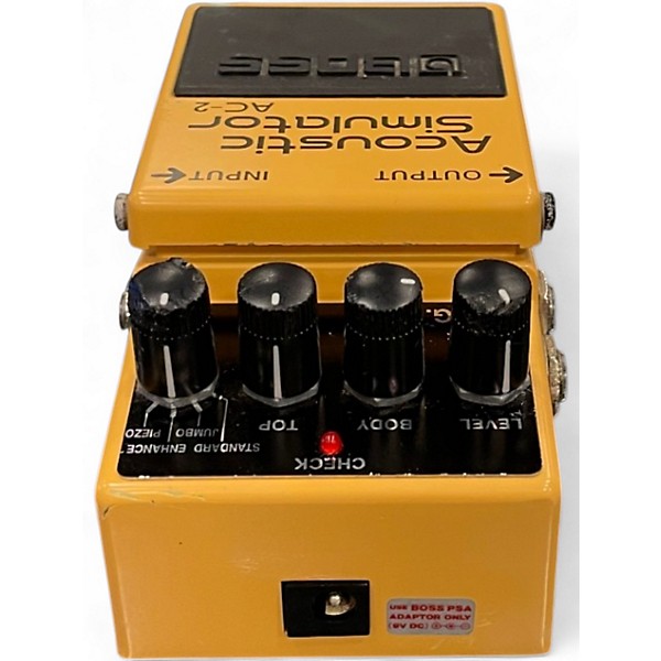 Used BOSS AC2 Acoustic Simulator Effect Pedal