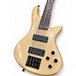 Used Schecter Guitar Research Stiletto Custom 5 String Natural Satin Electric Bass Guitar