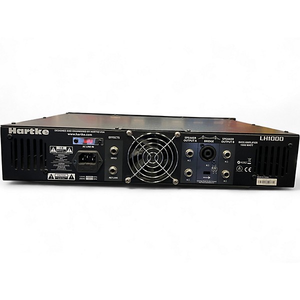 Used Hartke LH1000 1000W Bass Amp Head