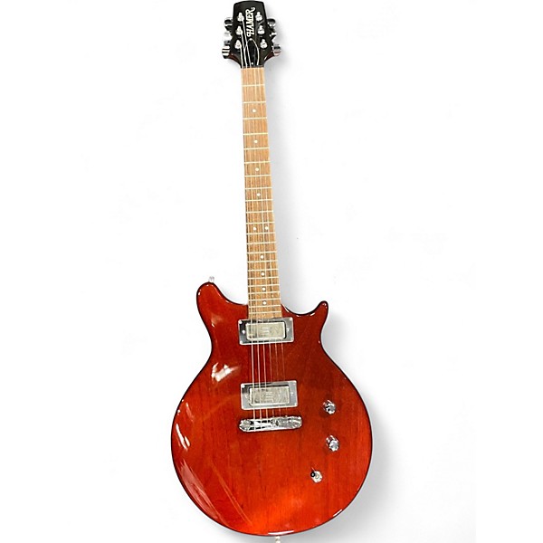 Used Hamer Usa Eclipse Trans Red Solid Body Electric Guitar