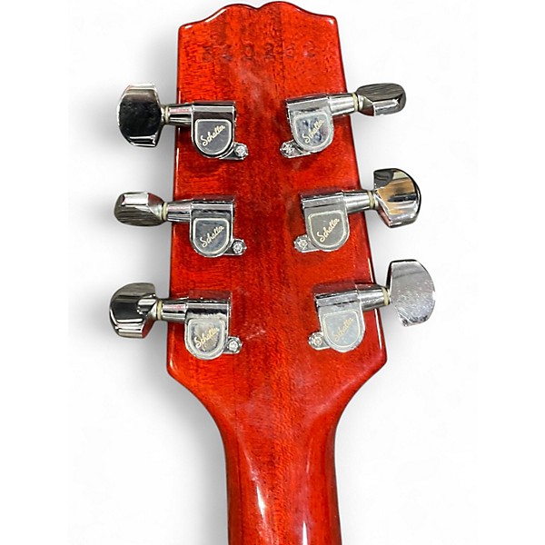 Used Hamer Usa Eclipse Trans Red Solid Body Electric Guitar