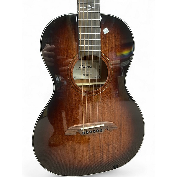 Used Alvarez AP66 Parlor EDGE BURST Acoustic Guitar