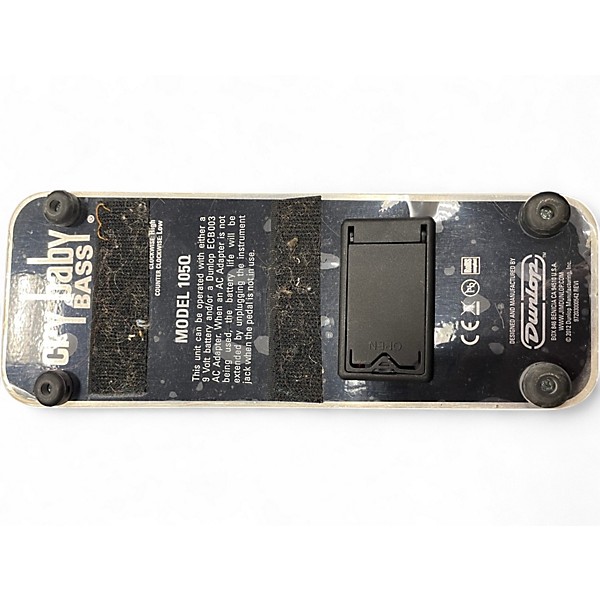 Used Dunlop 105Q Cry Baby Bass Wah Bass Effect Pedal