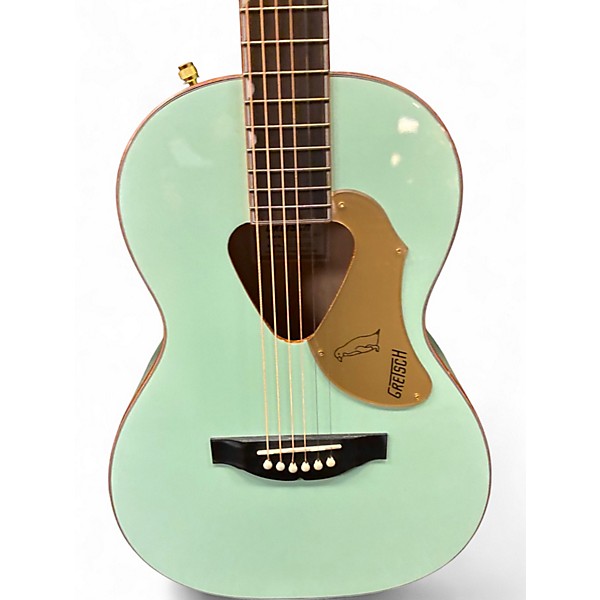 Used Gretsch Guitars G5021WPE Rancher Penguin Parlor Mint Green Acoustic Electric Guitar