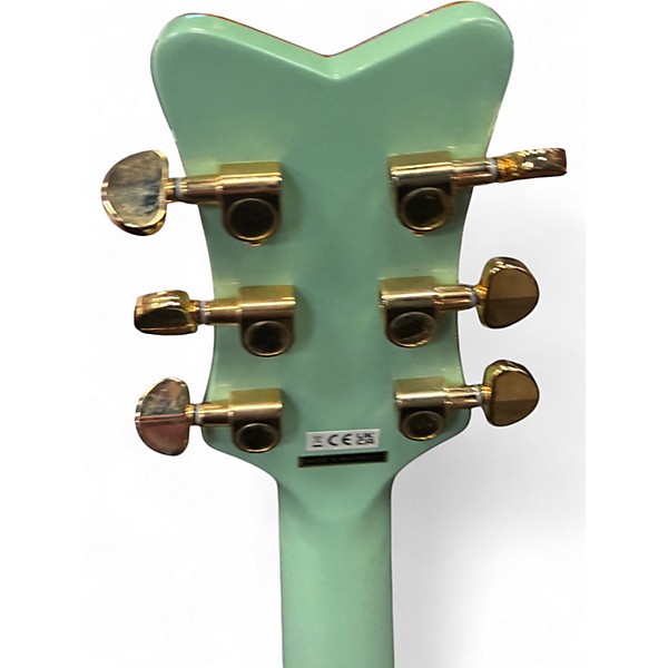 Used Gretsch Guitars G5021WPE Rancher Penguin Parlor Mint Green Acoustic Electric Guitar