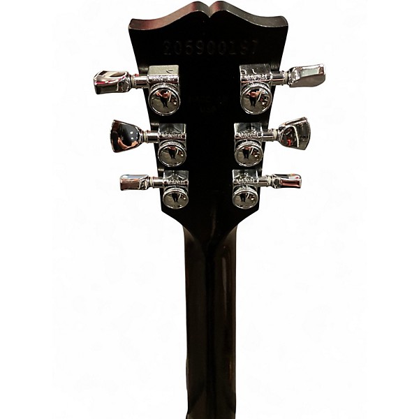Used Gibson Les Paul Traditional Pro V Ebony Solid Body Electric Guitar
