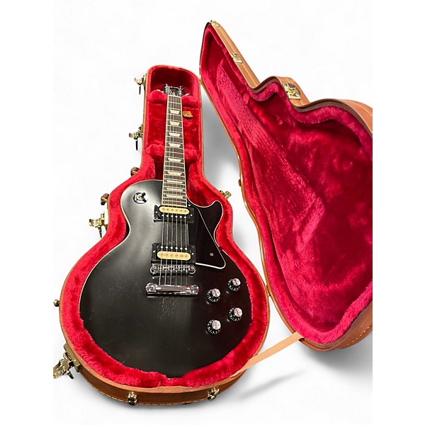 Used Gibson Les Paul Traditional Pro V Ebony Solid Body Electric Guitar