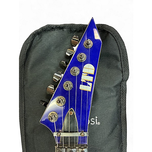 Used ESP LTD MH330FR Blue Pearl Solid Body Electric Guitar