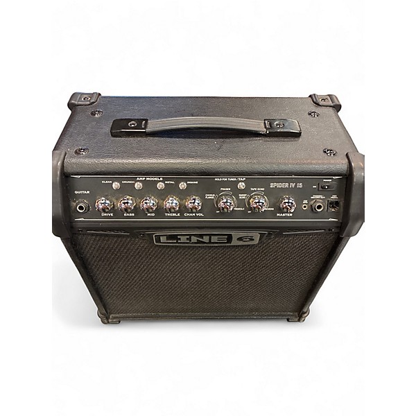 Used Line 6 Spider IV 15W 1X8 Guitar Combo Amp