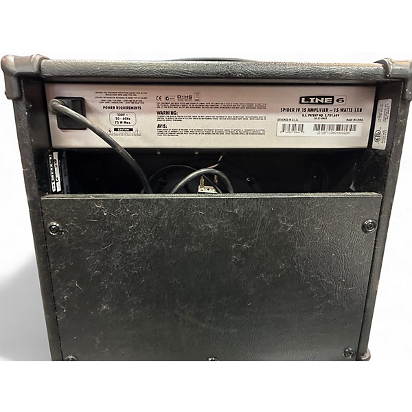 Used Line 6 Spider IV 15W 1X8 Guitar Combo Amp