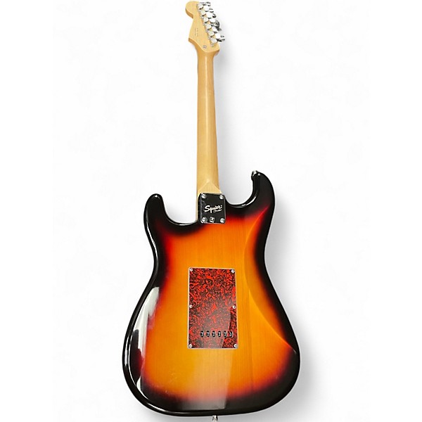 Used Squier STRAT Sunburst Solid Body Electric Guitar