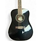 Used Fender DG16E12 Black 12 String Acoustic Electric Guitar