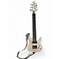 Used Schecter Guitar Research demon 7 Snow White Solid Body Electric Guitar thumbnail