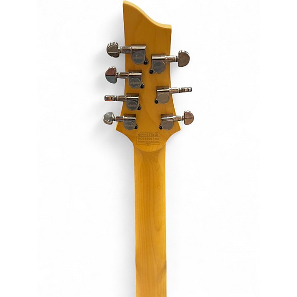 Used Schecter Guitar Research demon 7 Snow White Solid Body Electric Guitar