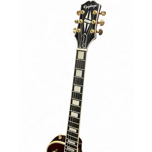 Used Epiphone Jerry Cantrell "Wino" Les Paul Custom Wine Red Solid Body Electric Guitar