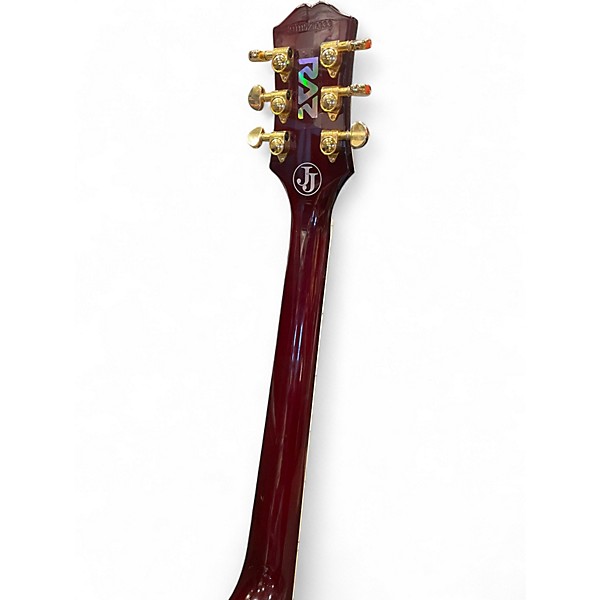 Used Epiphone Jerry Cantrell "Wino" Les Paul Custom Wine Red Solid Body Electric Guitar