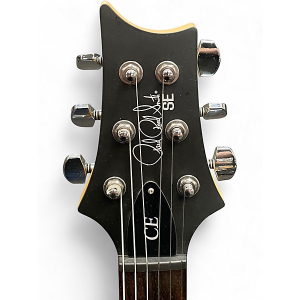 Used PRS SE CE24 Standard Metallic Silver Solid Body Electric Guitar