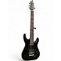 Used Schecter Guitar Research Hellraiser C7 Floyd Rose Sustaniac Black Solid Body Electric Guitar thumbnail